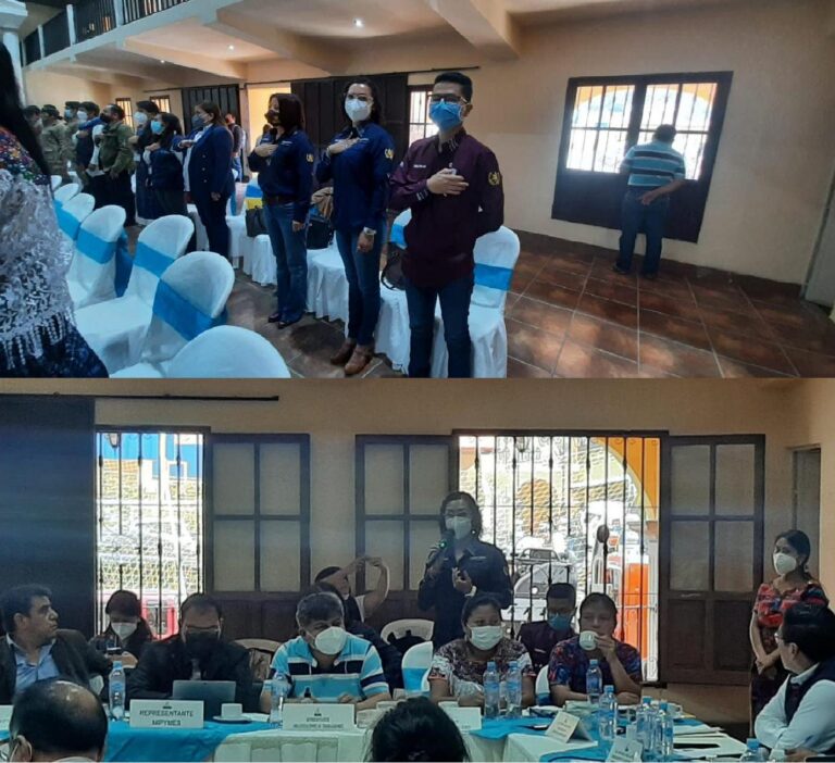 Participación en CODEDE de Sacatepéquez