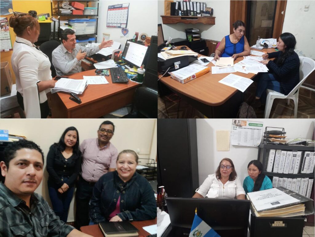 Proceso de Verificación del COMUDE en los Departamento de Escuintla y Sacatepéquez