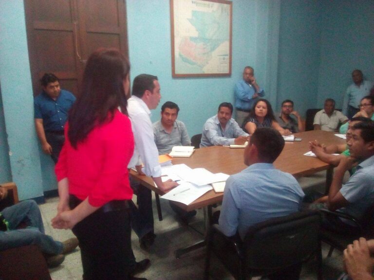 REUNIÓN DE TRABAJO SACATEPEQUEZ
