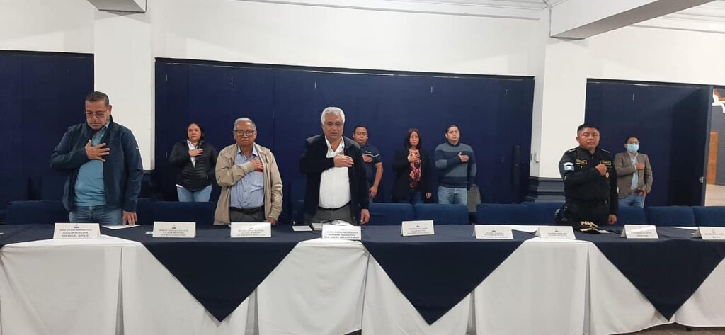 Reunión Extraordinaria del Consejo Departamental de Desarrollo -CODEDE- del departamento de Sacatepéquez
