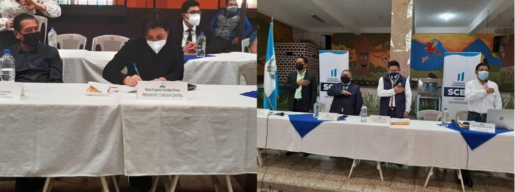 Reunión Ordinaria de CODEDE, Sacattepéquez