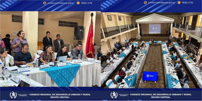 Reunión Ordinaria del Consejo Departamental de Desarrollo del departamento de Sacatepéquez