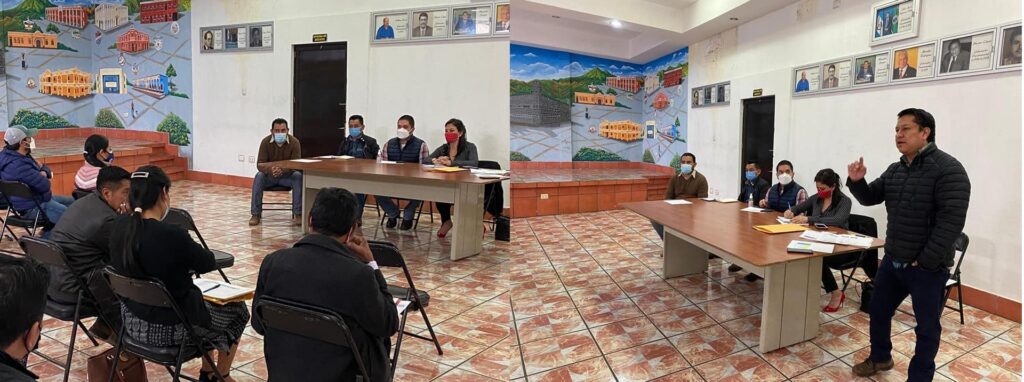 Reunión con Alcaldes y DMPS del departamento de Chimaltenango