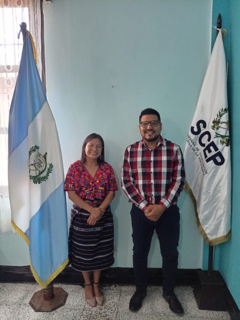 Reunión con la Señora Gobernadora del departamento de Sacatepéquez