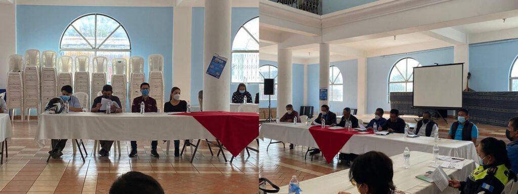 Reunión de COMUDE, Municipio de San Bartolomé Milpas Altas