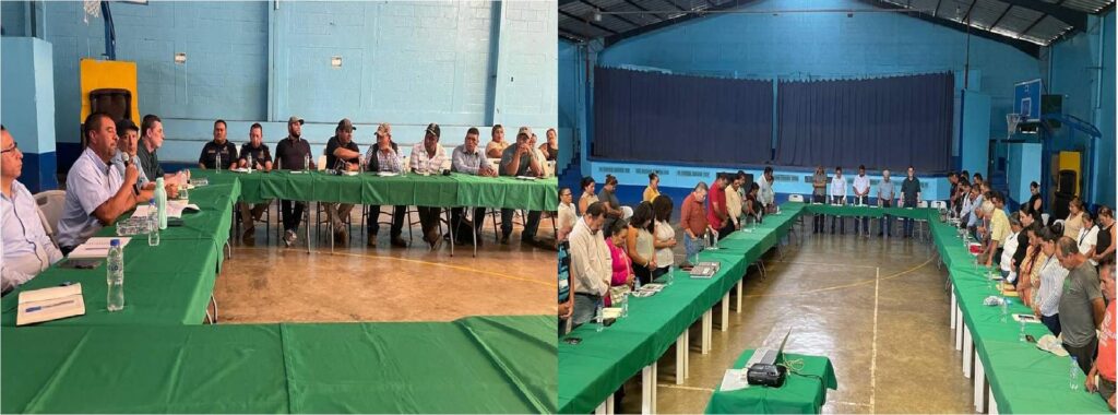 Reunión de COMUDE en San Vicente Pacaya, Escuintla