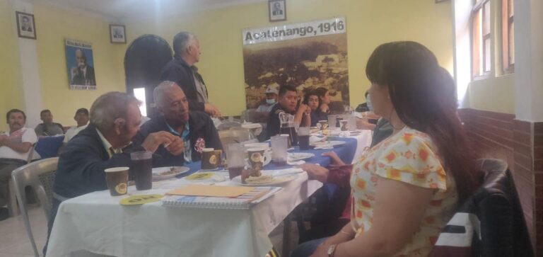Reunión de Consejo Municipal del Municipio de Acatenango, Chimaltenango