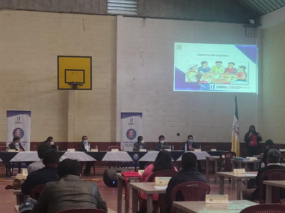 Reunión de Consejo Municipal del municipio de Patzún, Chimaltenango
