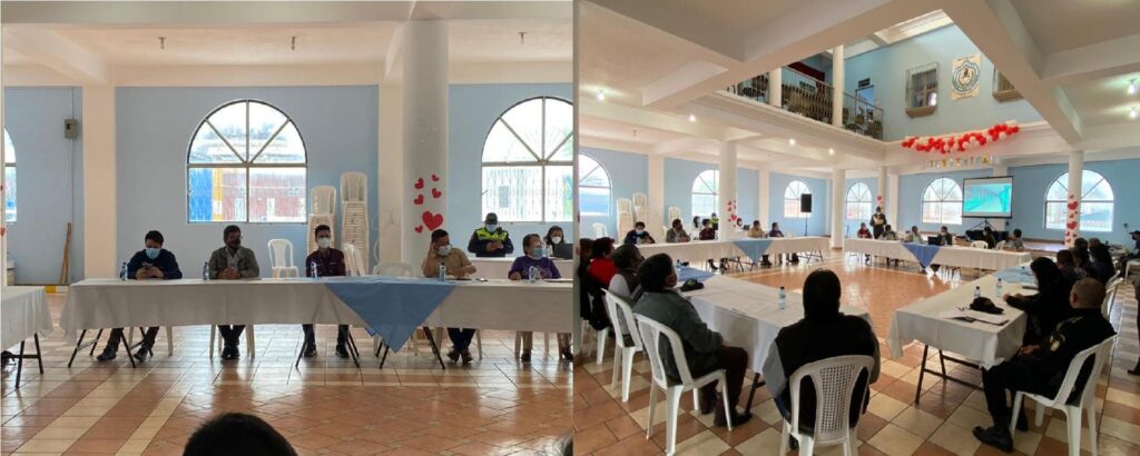 Reunión del Consejo Municipal de Desarrollo -COMUDE- del municipio de San Bartolomé Milpas Altas