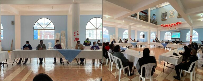 Reunión del Consejo Municipal de Desarrollo -COMUDE- del municipio de San Bartolomé Milpas Altas