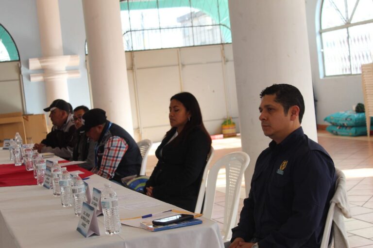 Reunión del Consejo Municipal de Desarrollo -COMUDE- en el municipio San Bartolomé Milpas Altas