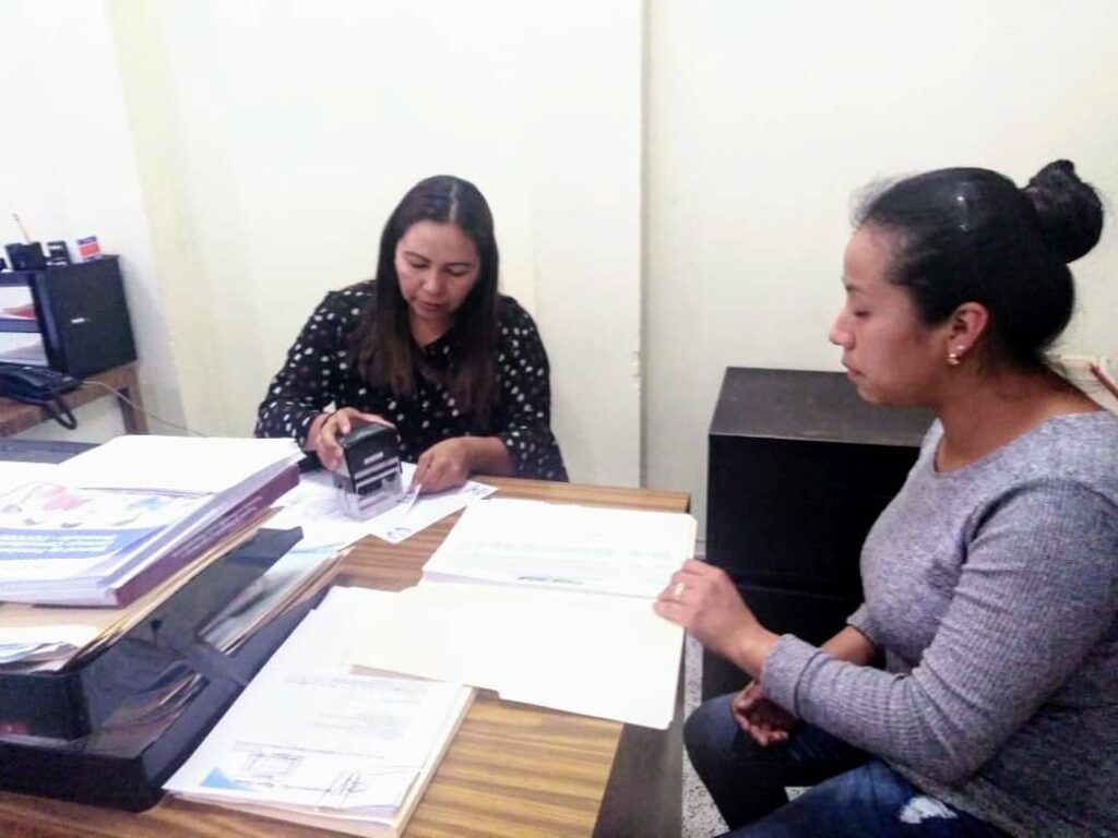 SACATEPÉQUEZ, ENTREGA DE DOCUMENTOS SOLICITADOS