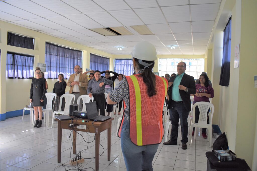 SIMULACRO DE EVACUACIÓN ANTE UN SISMO, COREDUR CENTRAL