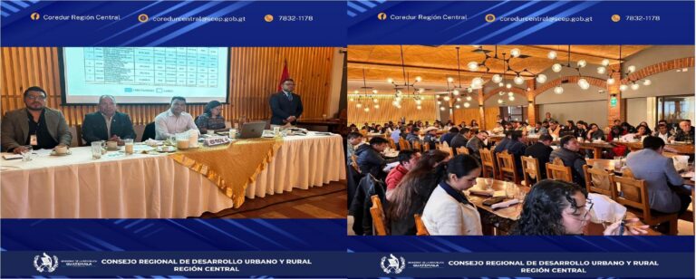 Séptima reunión ordinaria de -CODEDE- del departamento de Chimaltenango