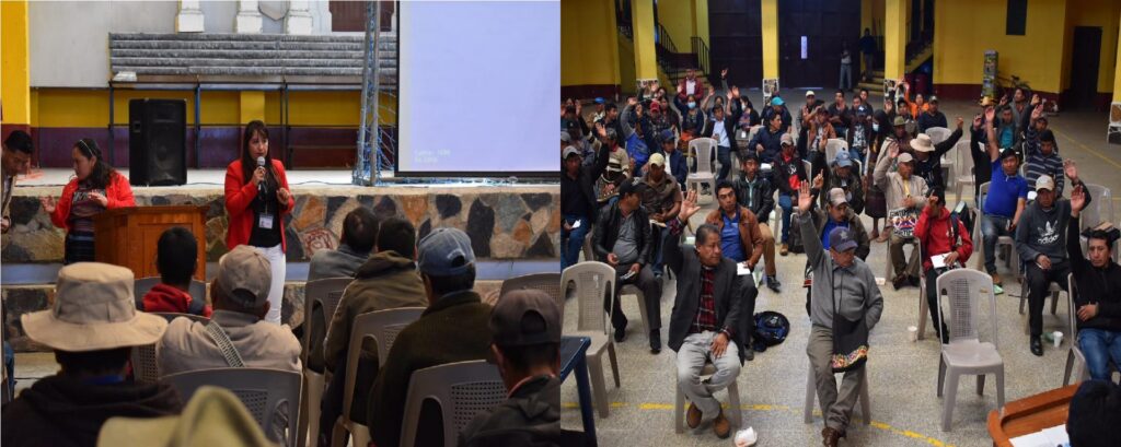 Socializacion de Tema Participación Ciudadana a integrantes de COCODE de San Juan Comalapa, Chimaltenango