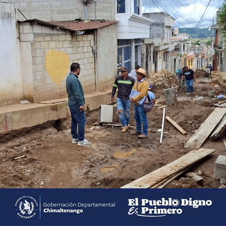 Supervisión de proyecto en el municipio de Patzún