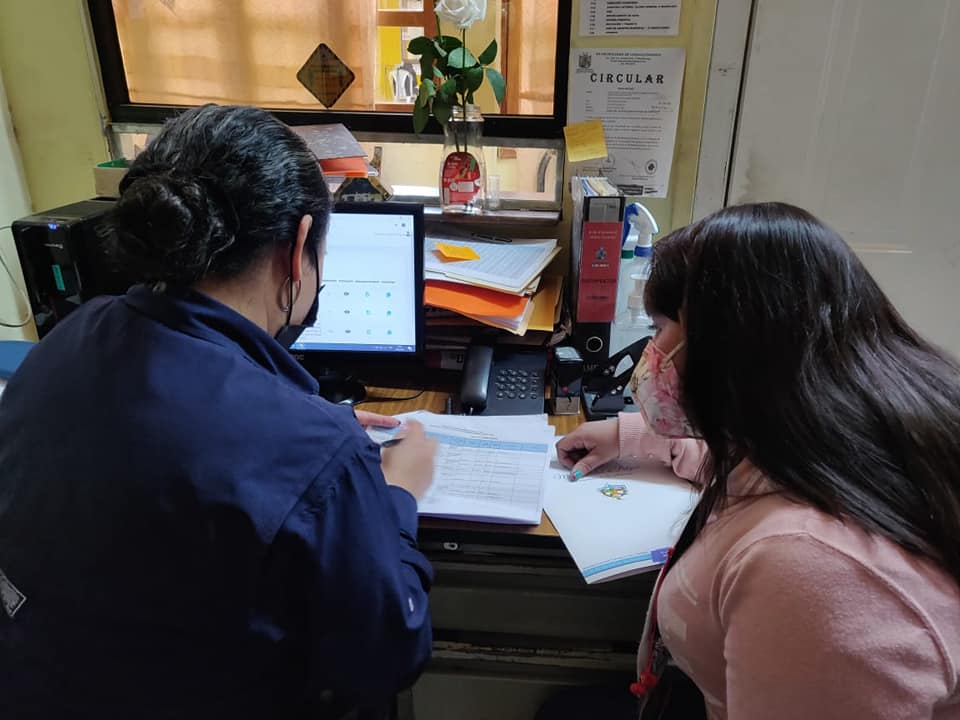 Visita Promotora Social a la Municipalidad de Chimaltenango